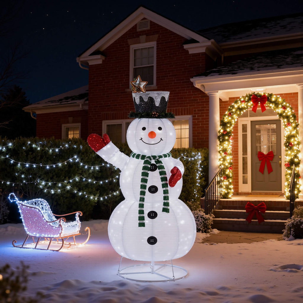 Lighted Snowman Outdoor Christmas Decoration