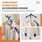 Vertical Steamer with Rollers for Home Use