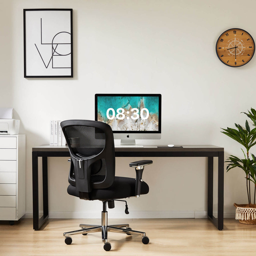 Office Chair with Adjustable Lumbar Support Oversized Cushion