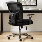 Office Chair with Adjustable Lumbar Support Oversized Cushion