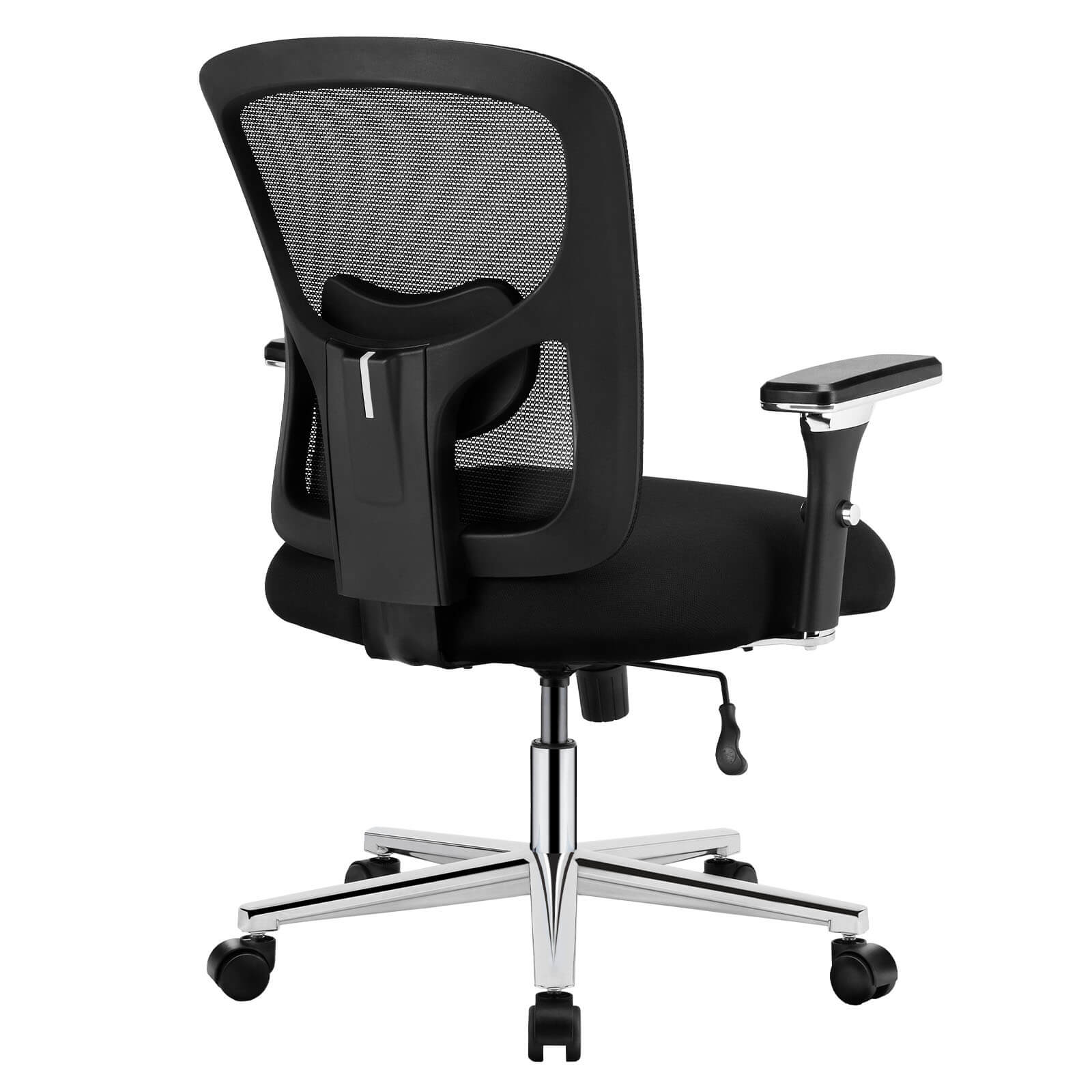 Office Chair with Adjustable Lumbar Support Oversized Cushion