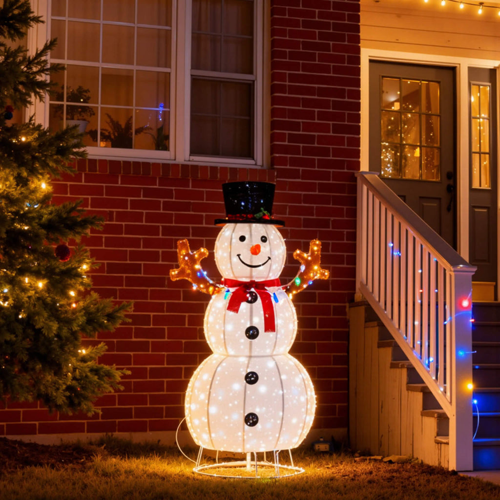 Lighted Snowman Outdoor Christmas Decoration