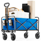 Foldable Wagon with All Terrain Wheels for Outdoor Camping