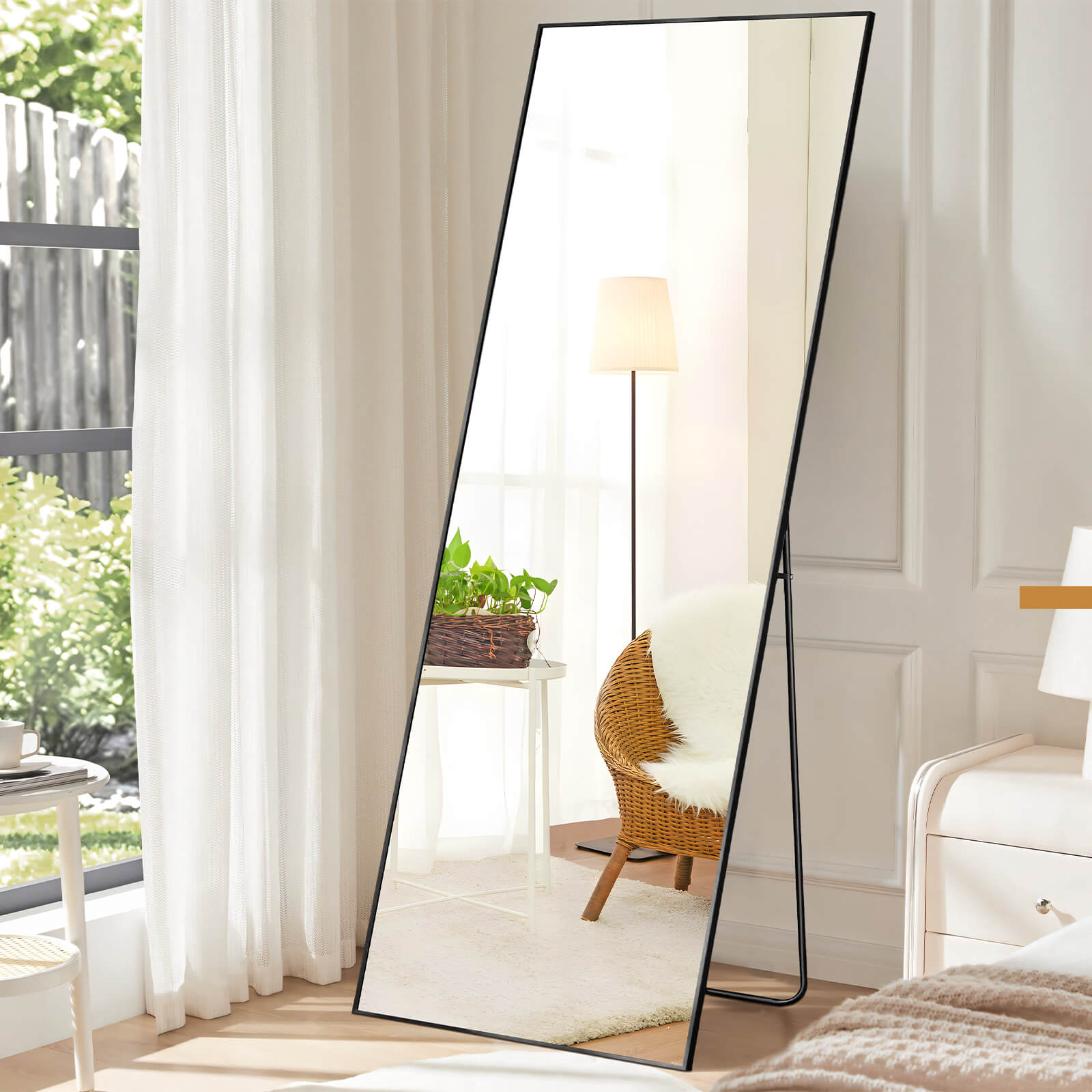 Full Length Mirror Standing or Hanging for Bedroom