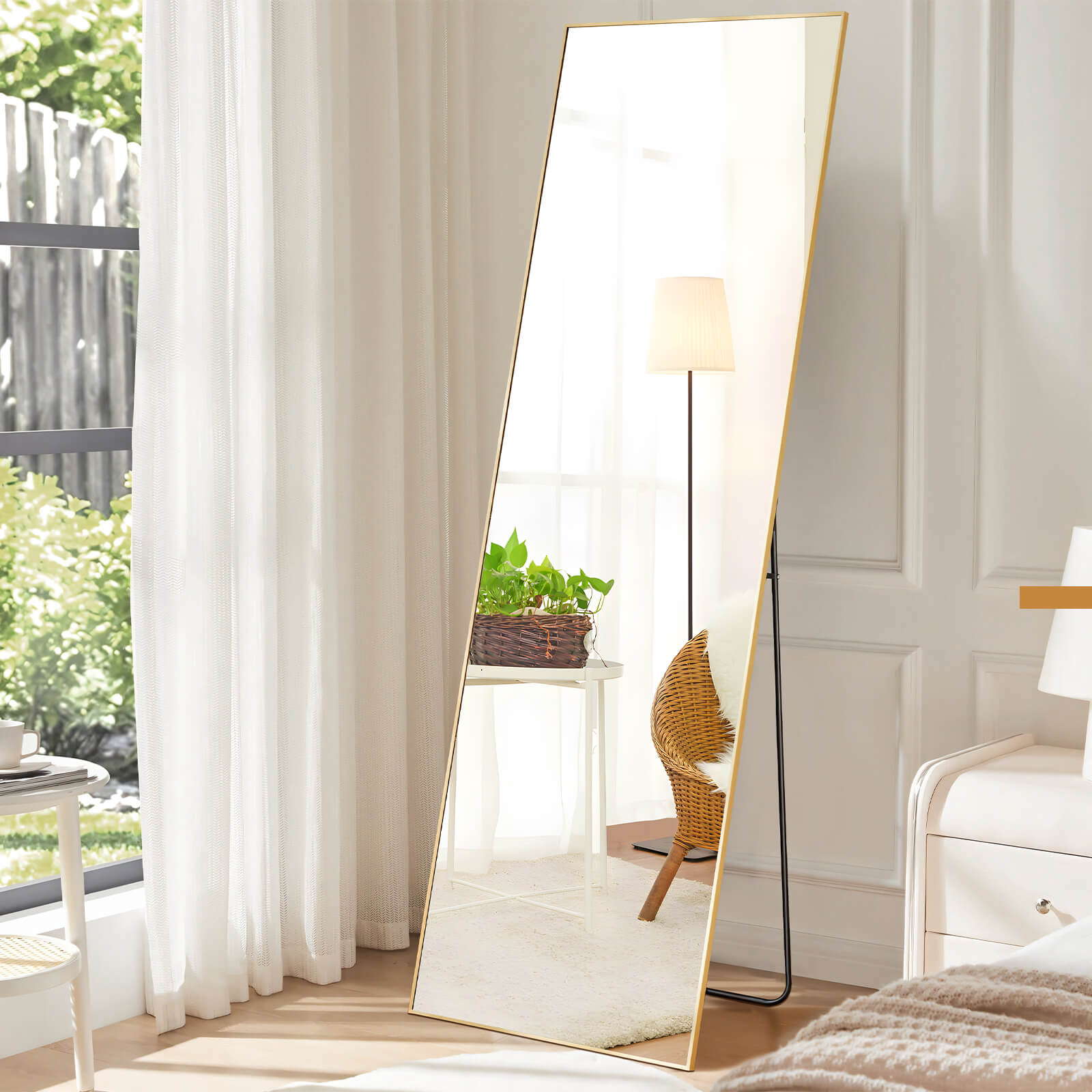 Full Length Mirror Standing or Hanging for Bedroom