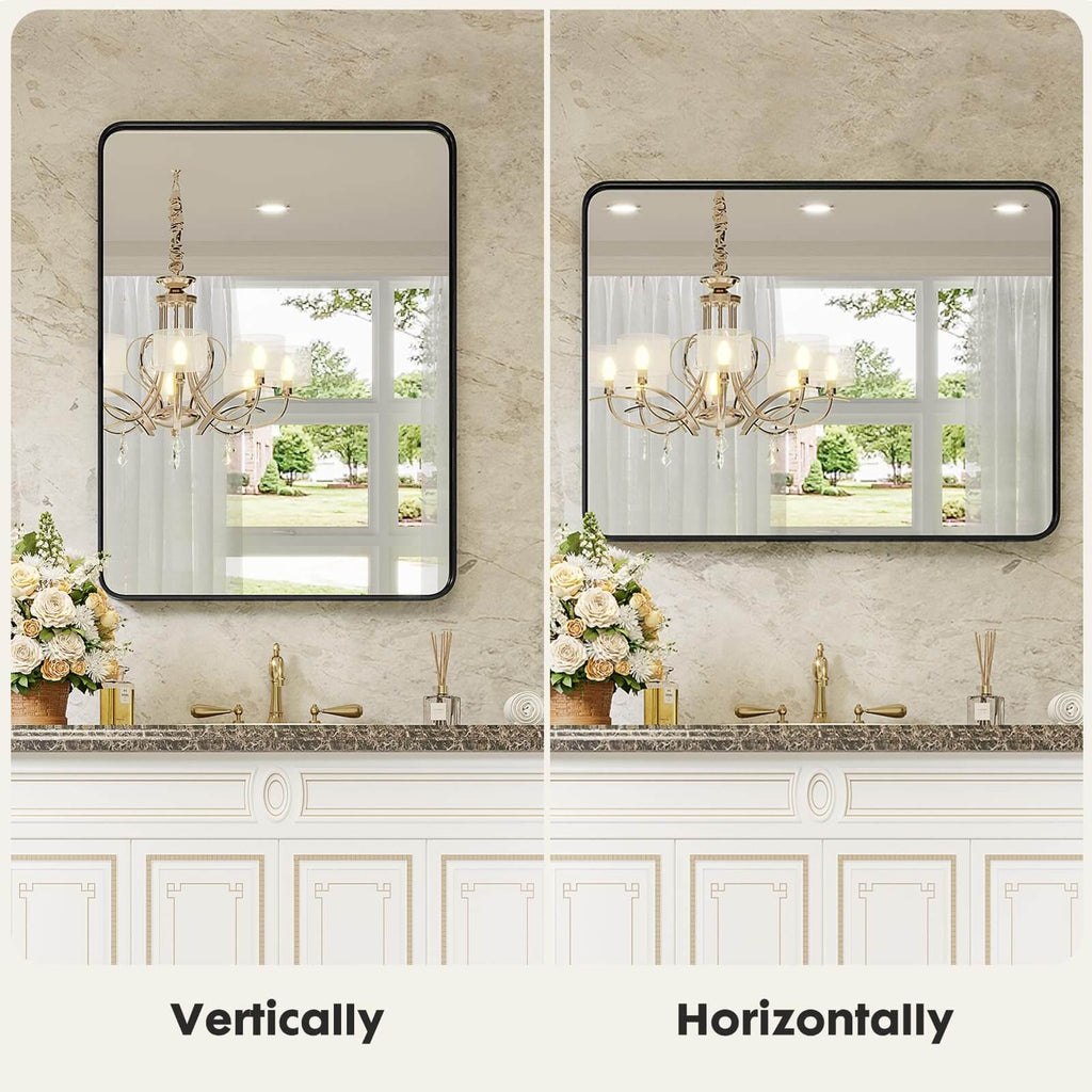 Bathroom Vanity Mirror, Rust Resistant, Non-Warping