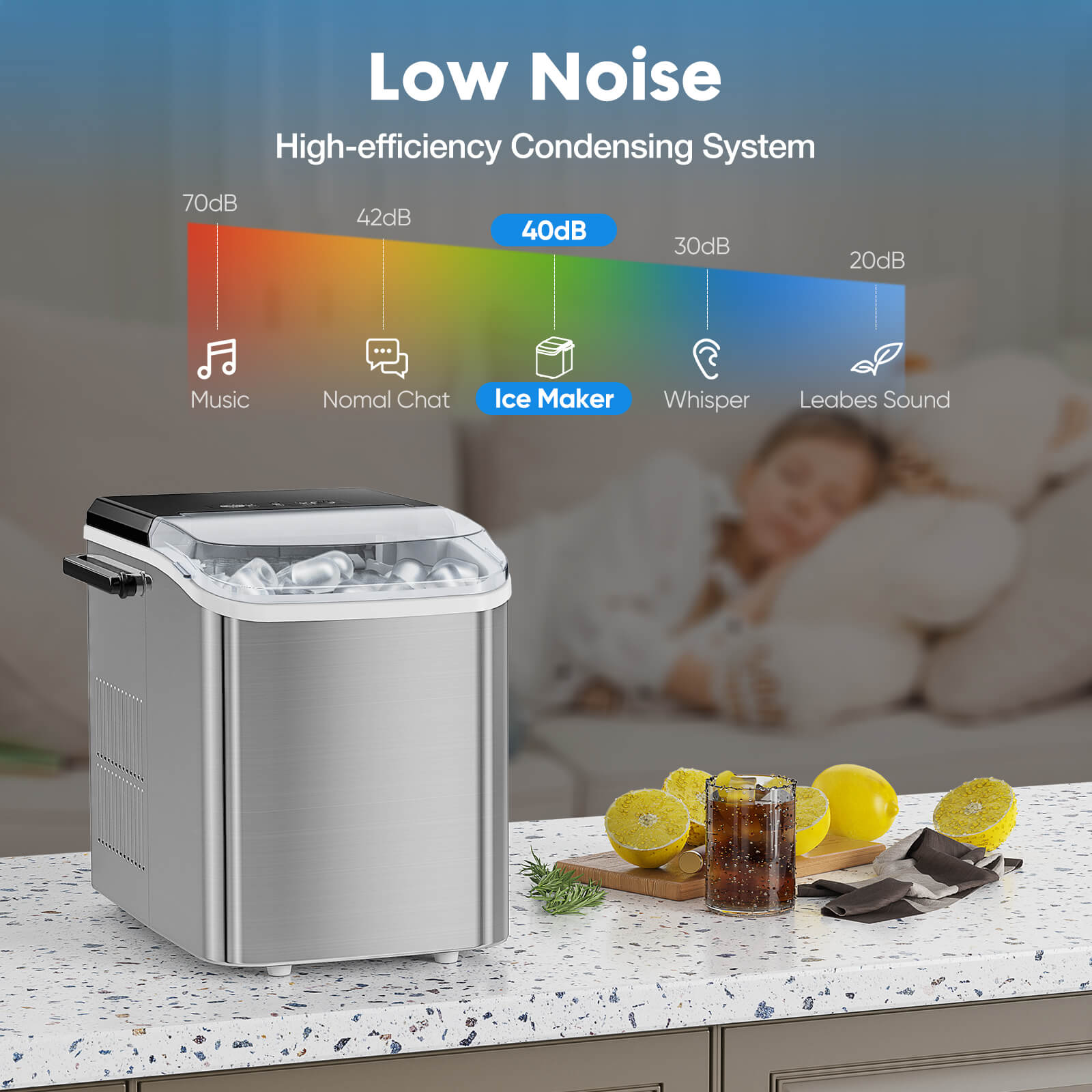 Portable Ice Maker for the Kitchen