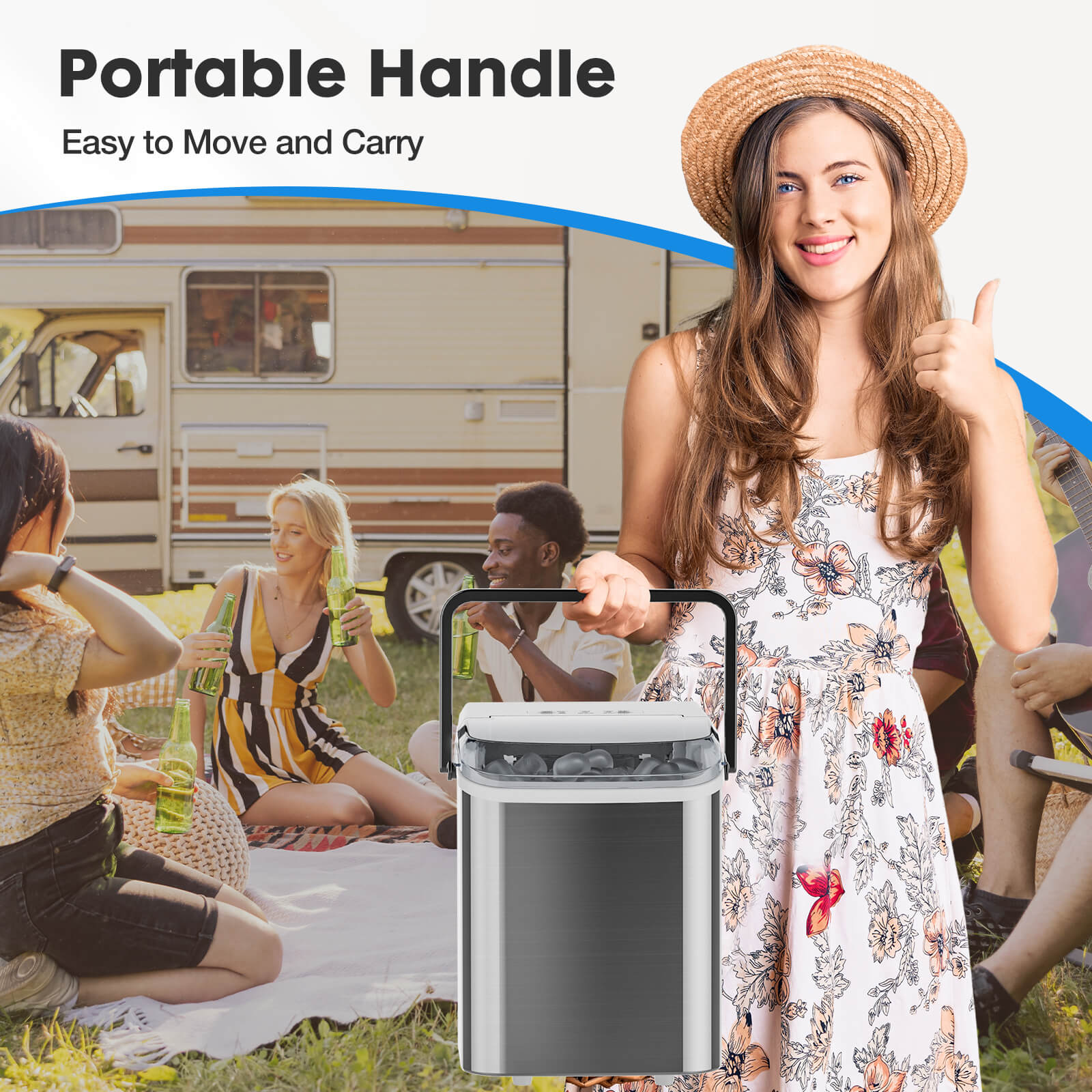 Portable Ice Maker for the Kitchen