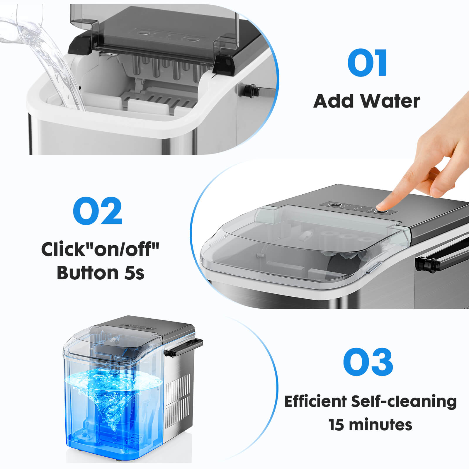 Portable Ice Maker for the Kitchen