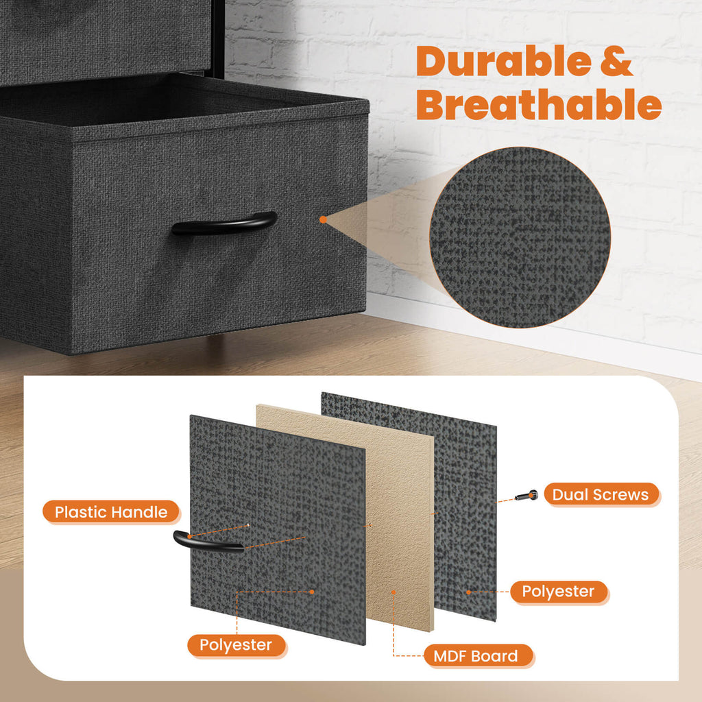 Chest of Drawers Space Saving for Bedroom