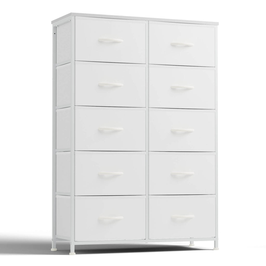 Tall Dresser with 10 Drawers for Bedroom