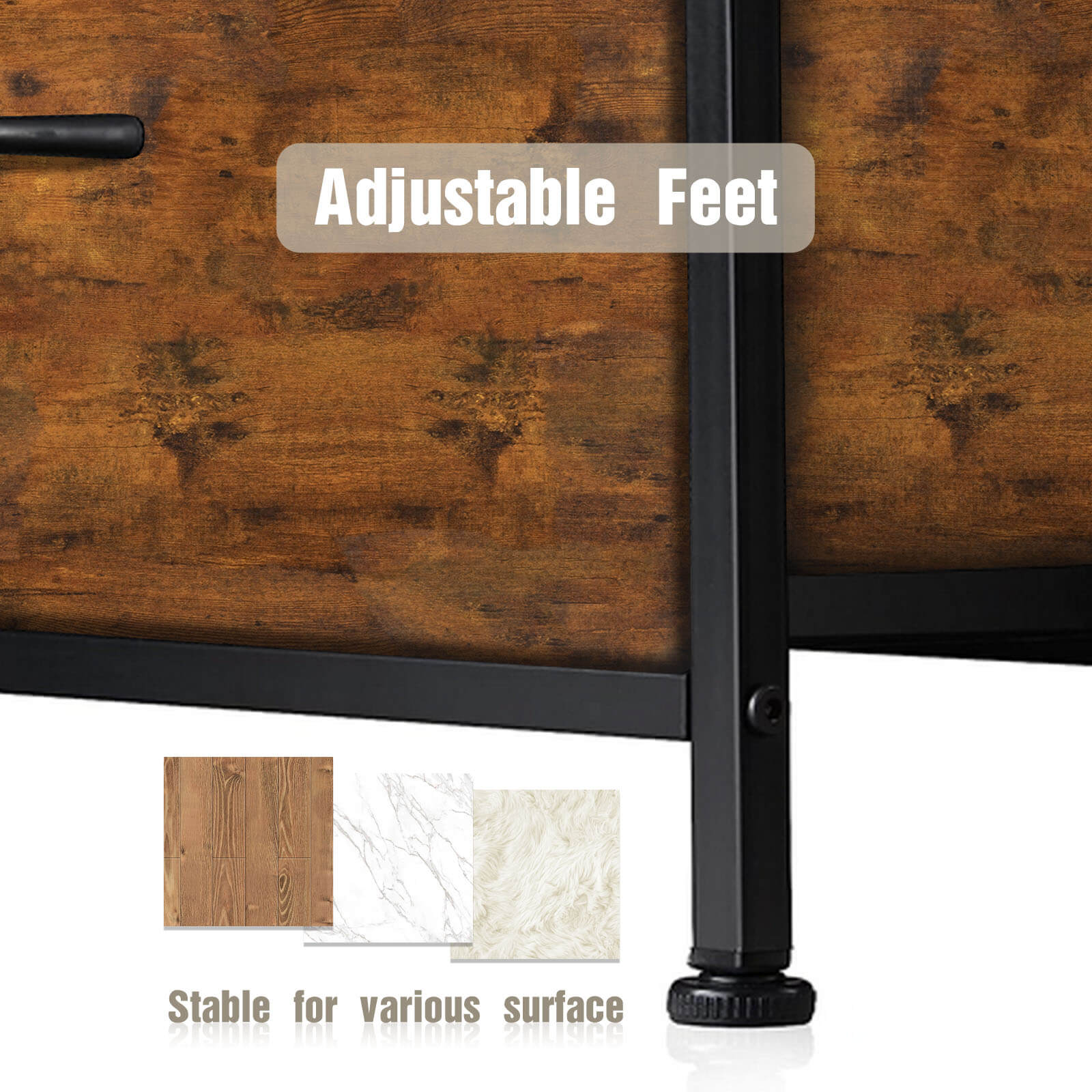 Tall Dresser with 10 Drawers for Bedroom