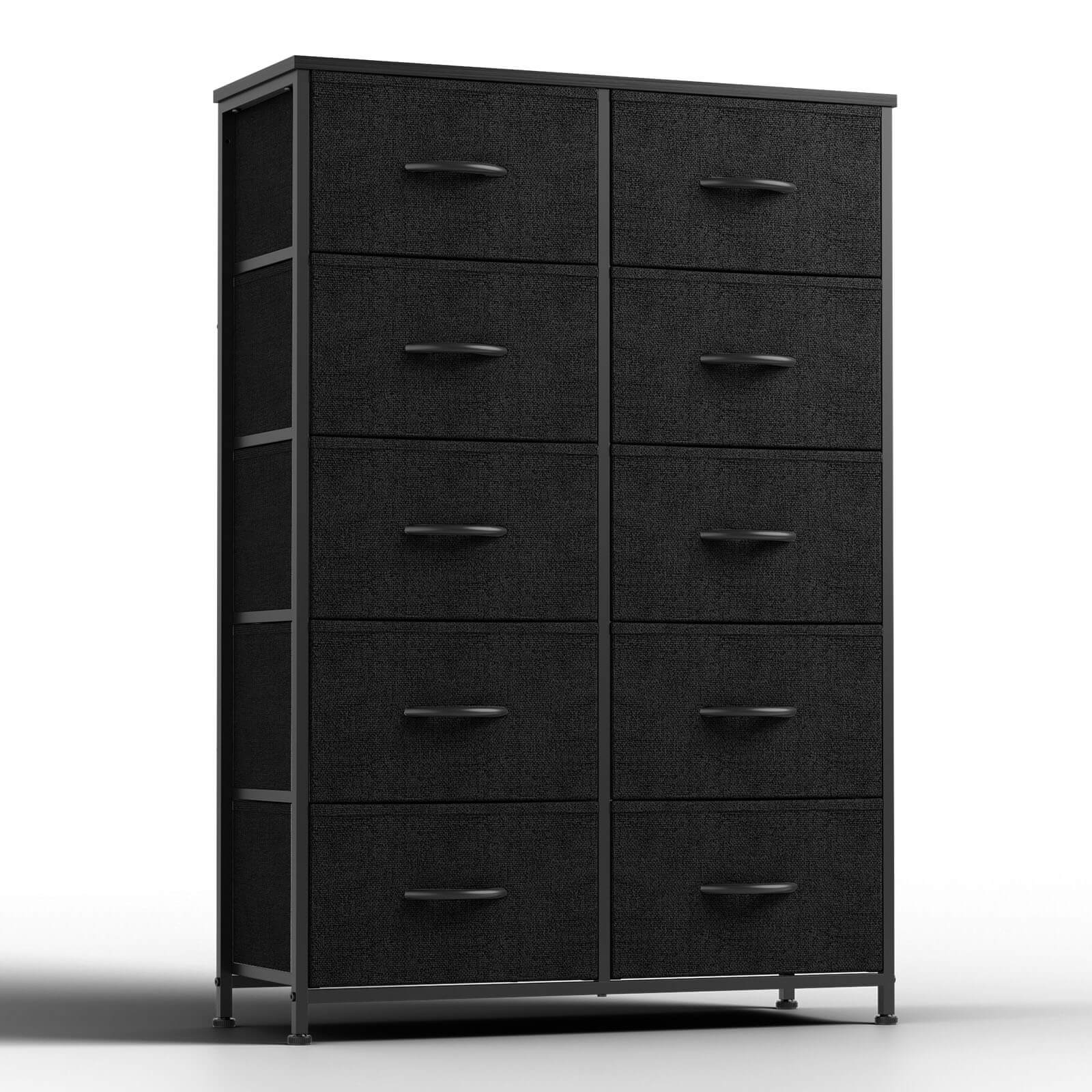 Tall Dresser with 10 Drawers for Bedroom