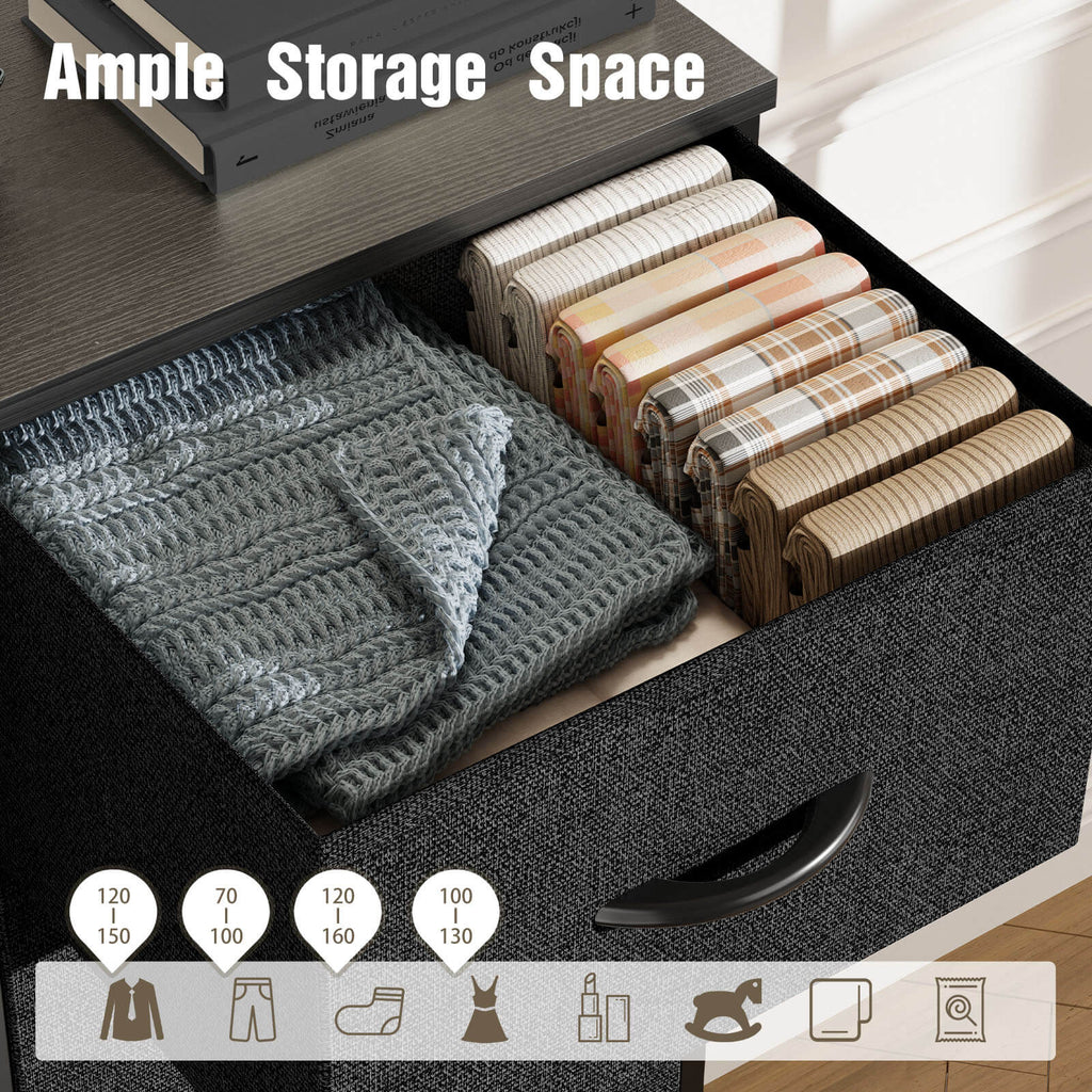 Tall Dresser with 10 Drawers for Bedroom