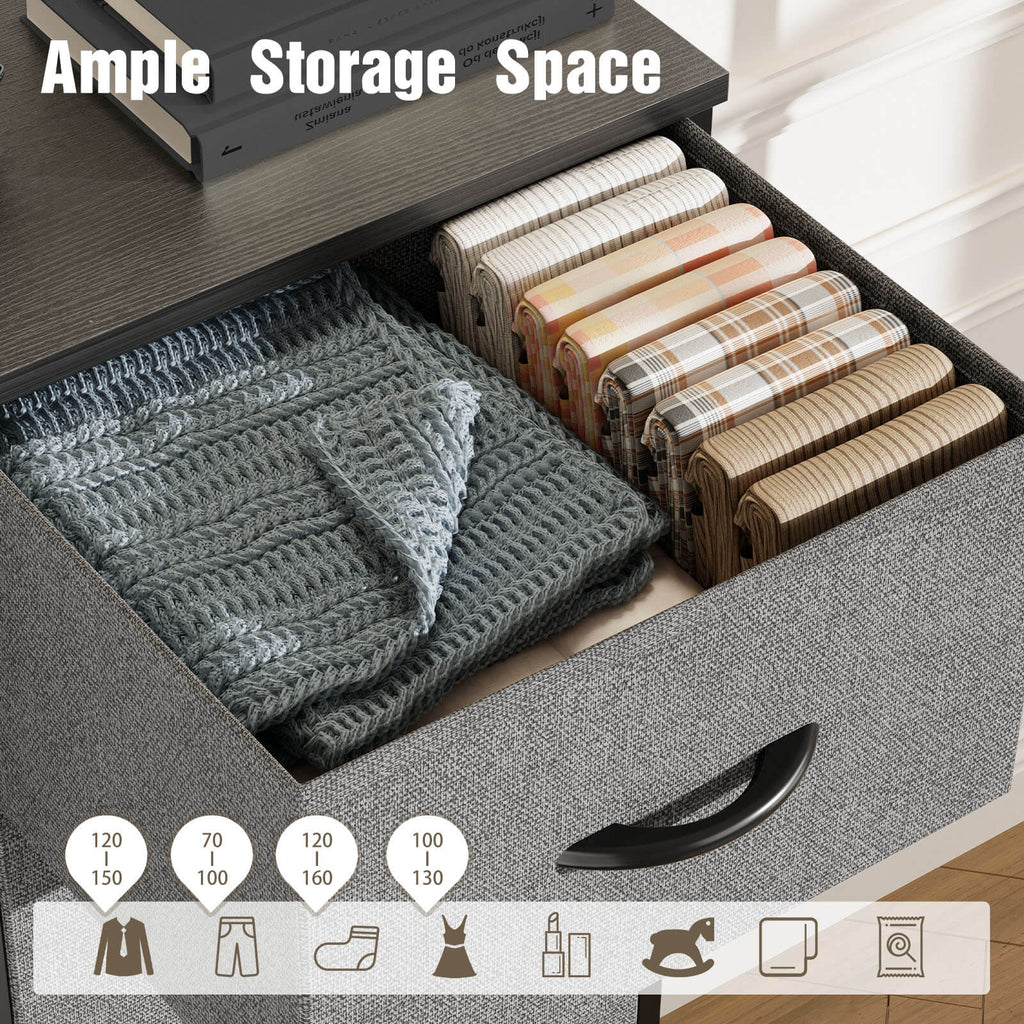 Tall Dresser with 10 Drawers for Bedroom