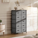 Tall Dresser with 10 Drawers for Bedroom