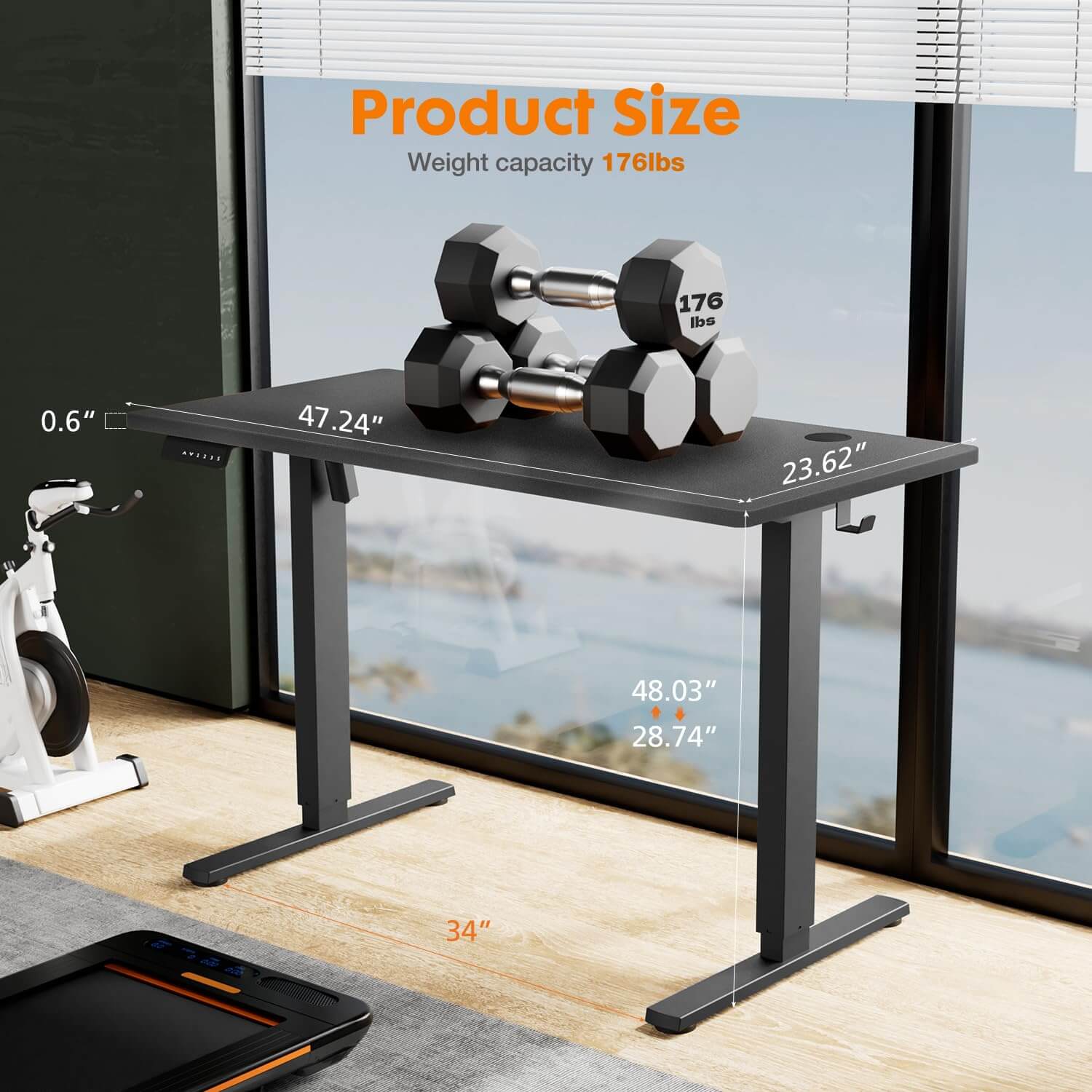 Elevating Standing Table, Ergonomic Design