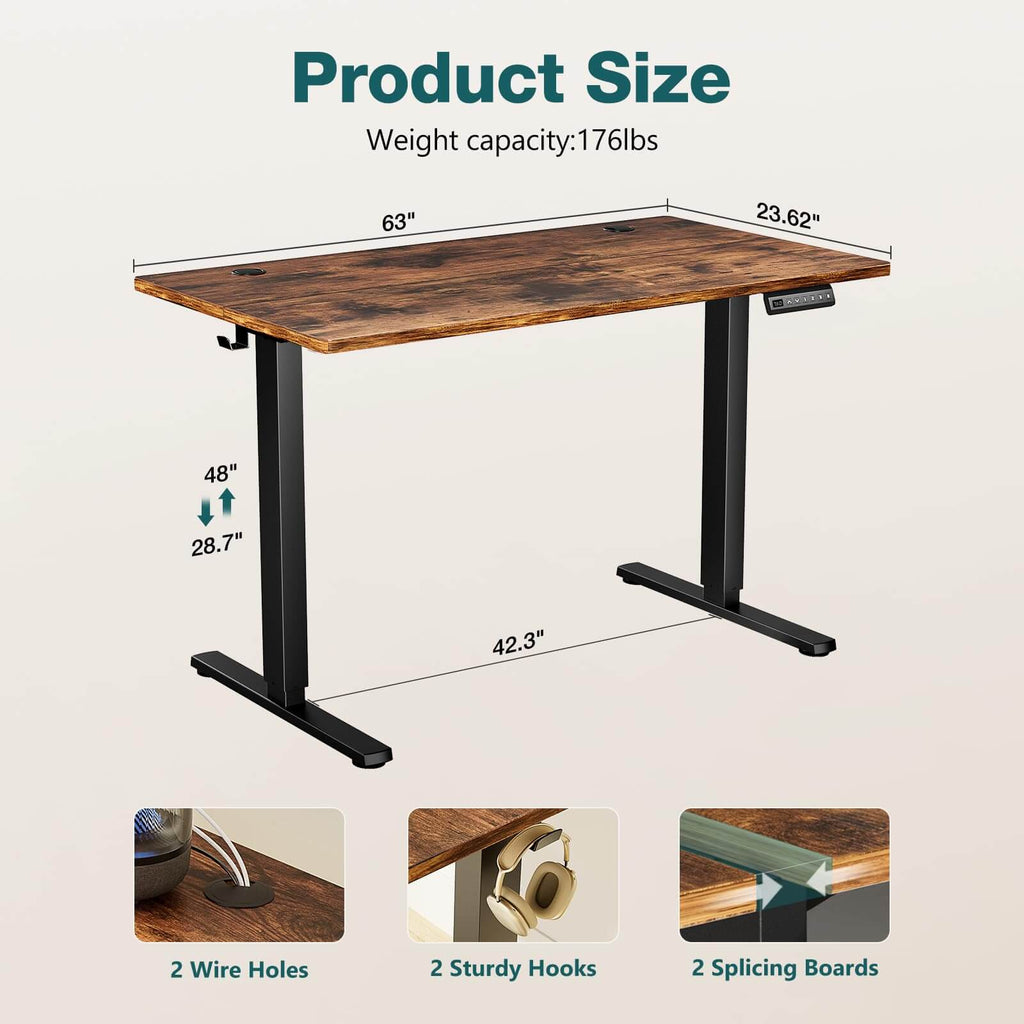 Elevating Standing Table, Ergonomic Design