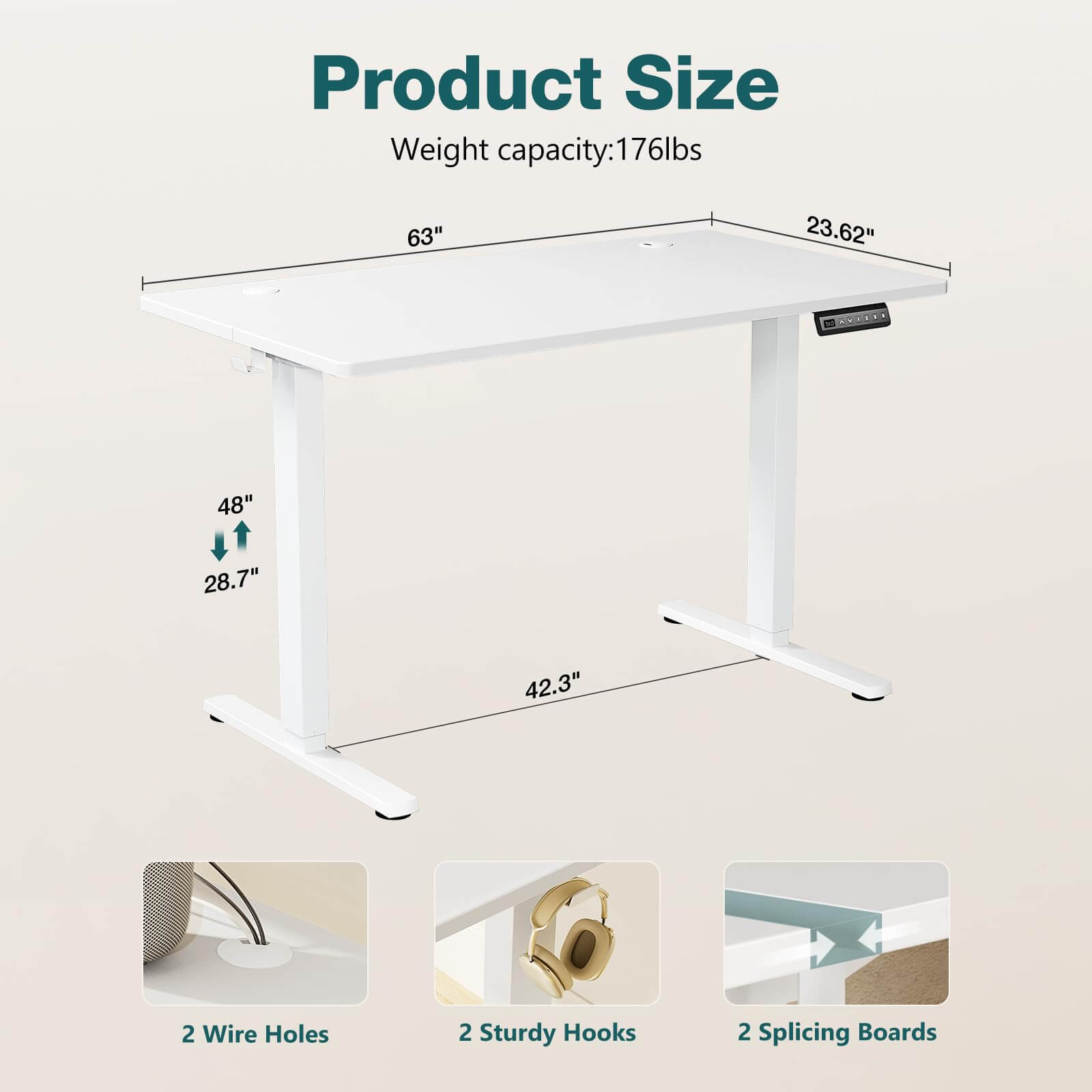 Elevating Standing Table, Ergonomic Design