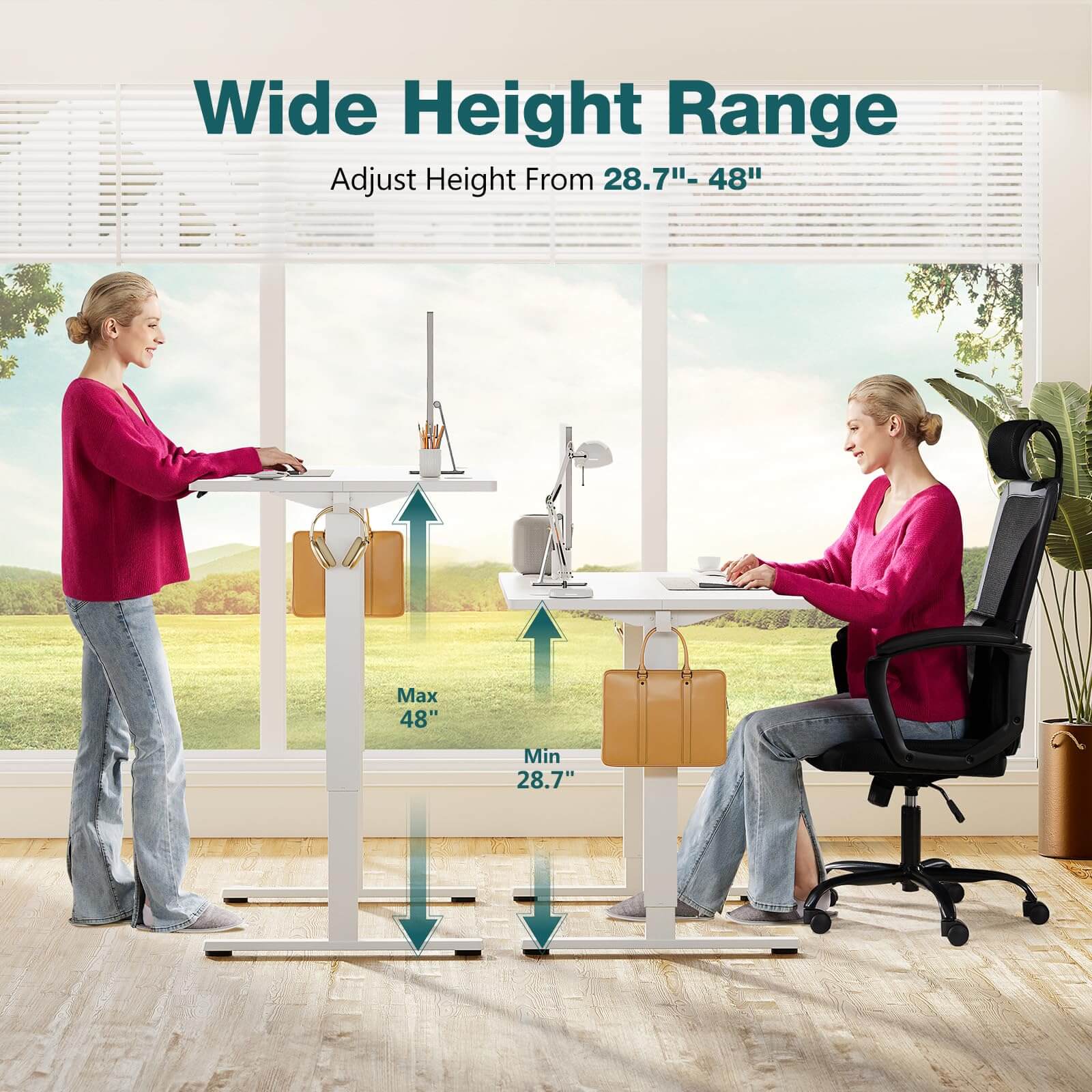 Elevating Standing Table, Ergonomic Design
