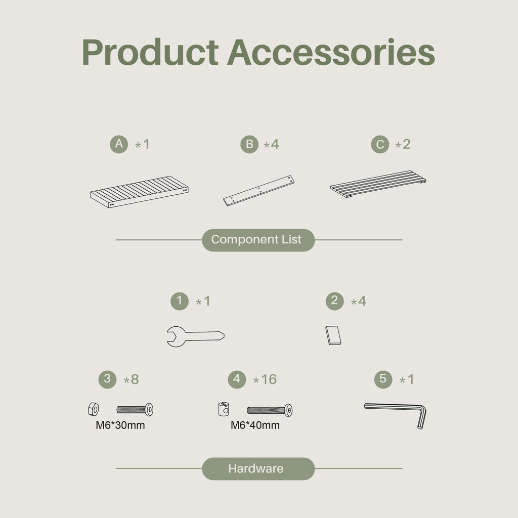 2-in-1 Bamboo Shoe Bench for Entryway