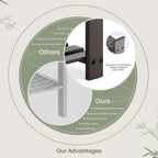 2-in-1 Bamboo Shoe Bench for Entryway