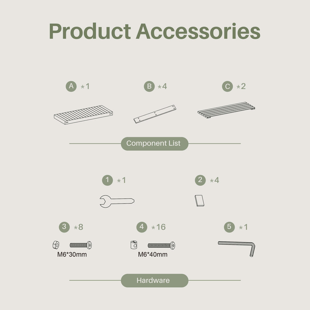 2-in-1 Bamboo Shoe Bench for Entryway