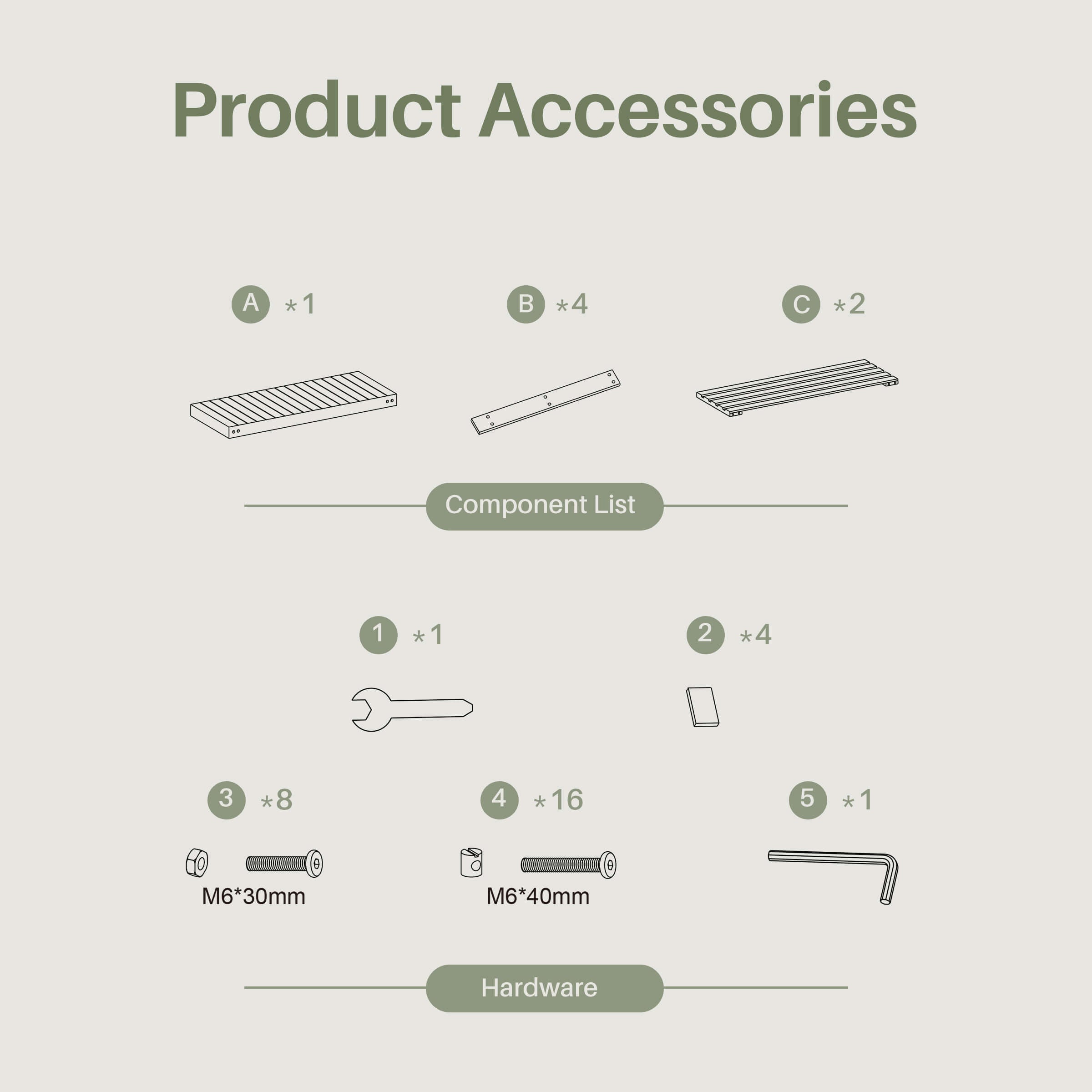 2-in-1 Bamboo Shoe Bench for Entryway