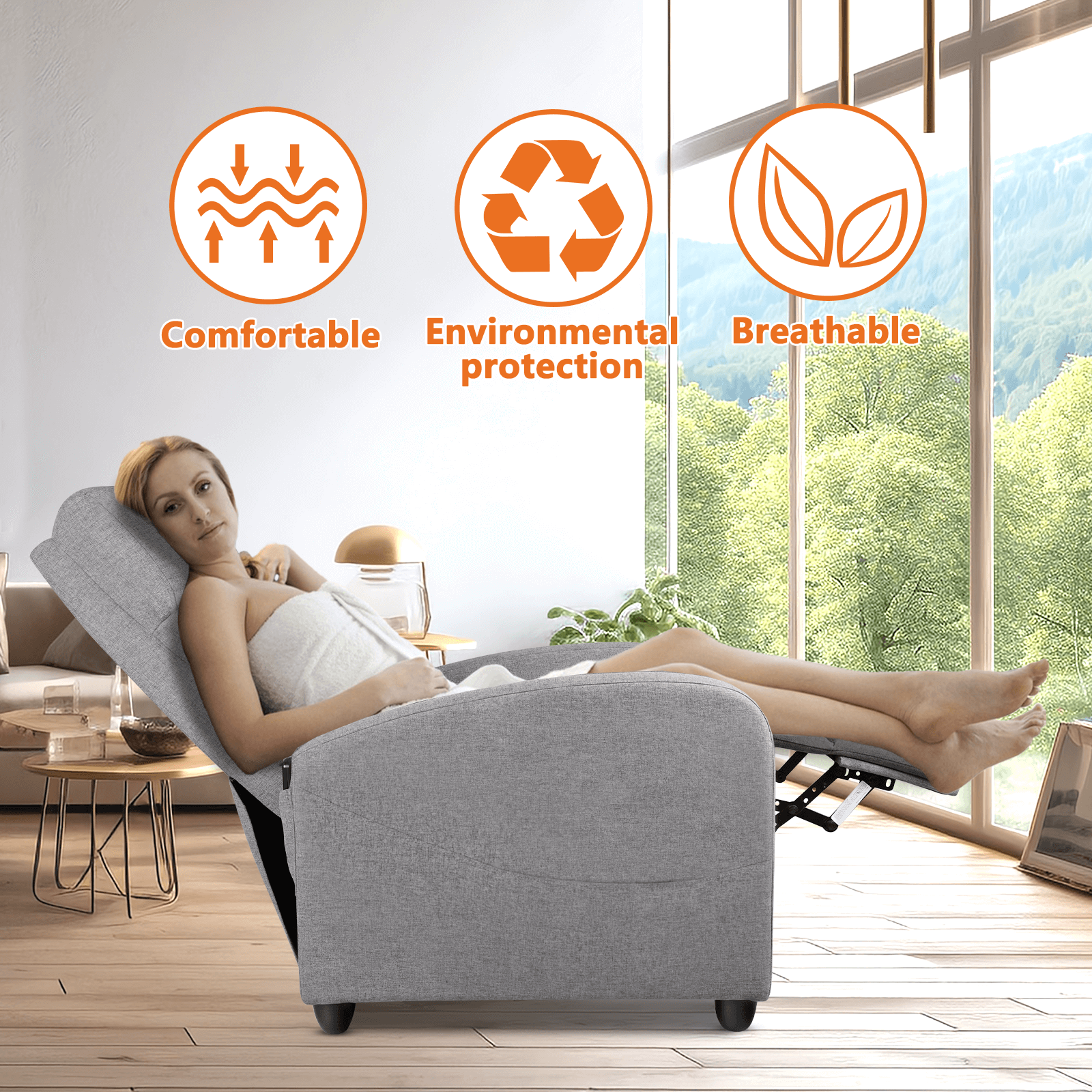 Manual Recliner Massage for Living Room