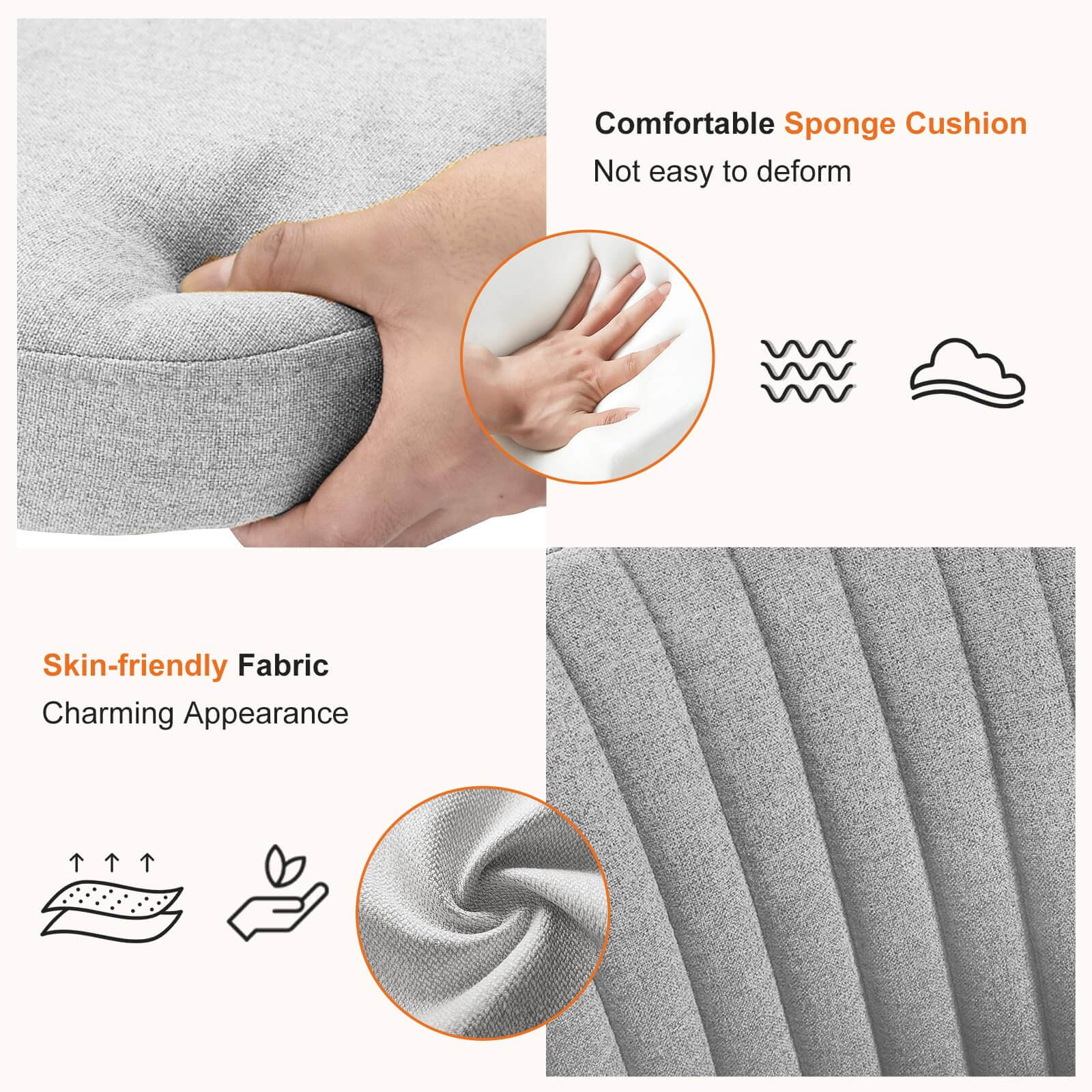 Office Chair Armless with Rollers for Office