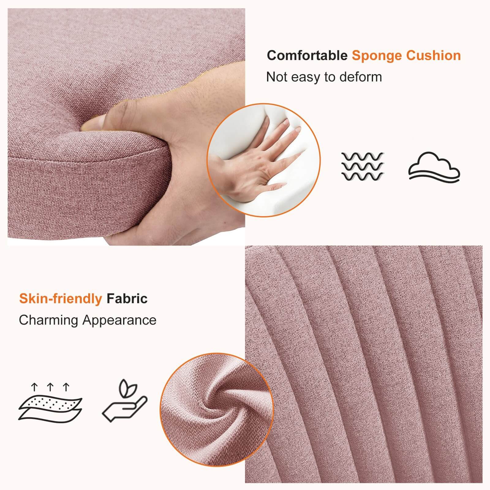 Office Chair Armless with Rollers for Office