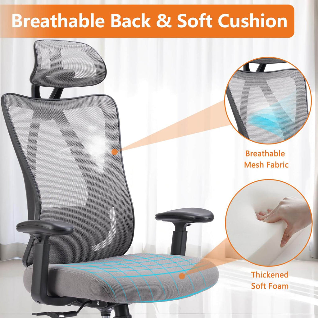 Office Chair Tilts 135° for Home and Office