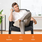 Reception Chair with Armrests for Meeting Rooms