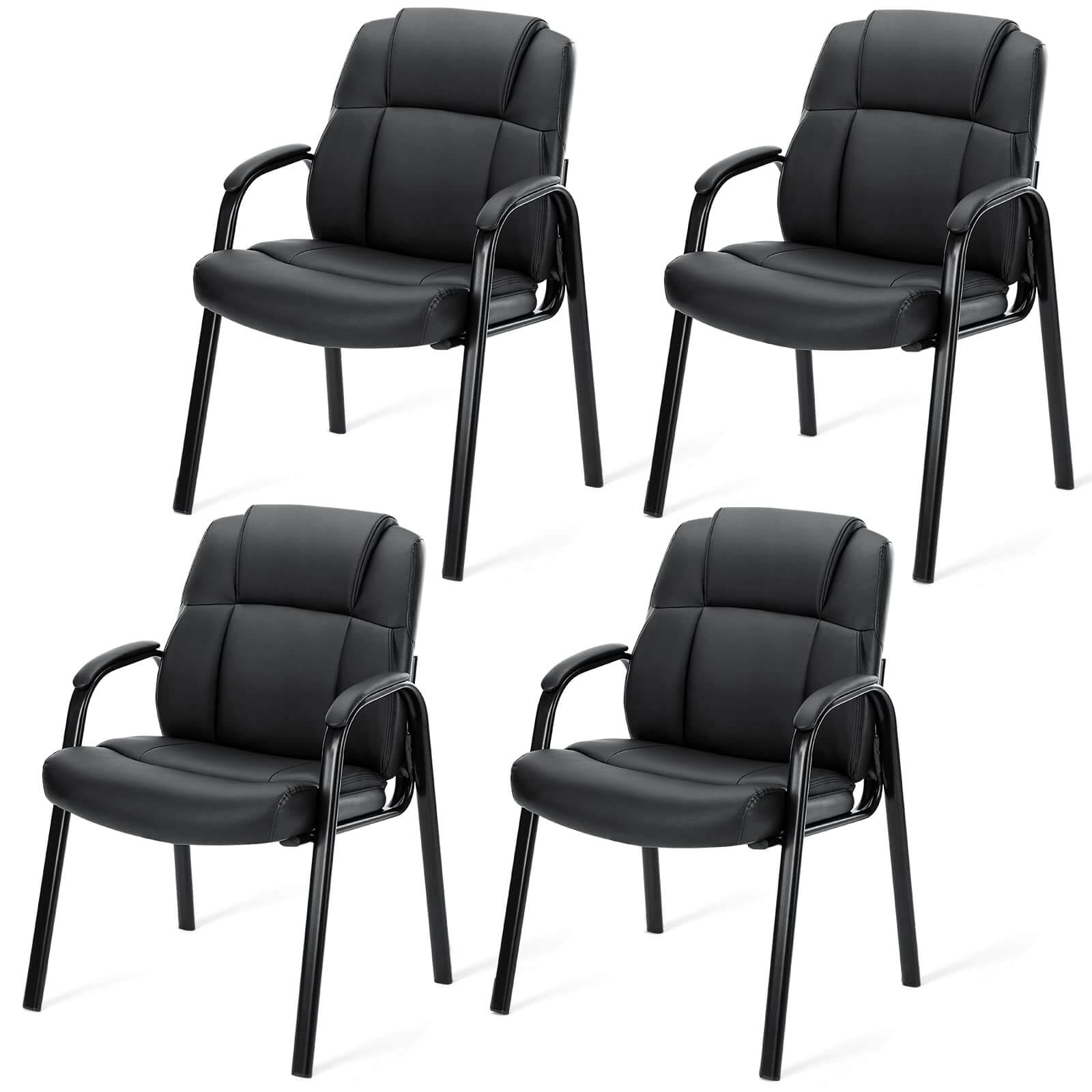 Reception Chair with Armrests for Meeting Rooms