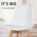 Dining Chair PU Leather Upholstered for Dining Room