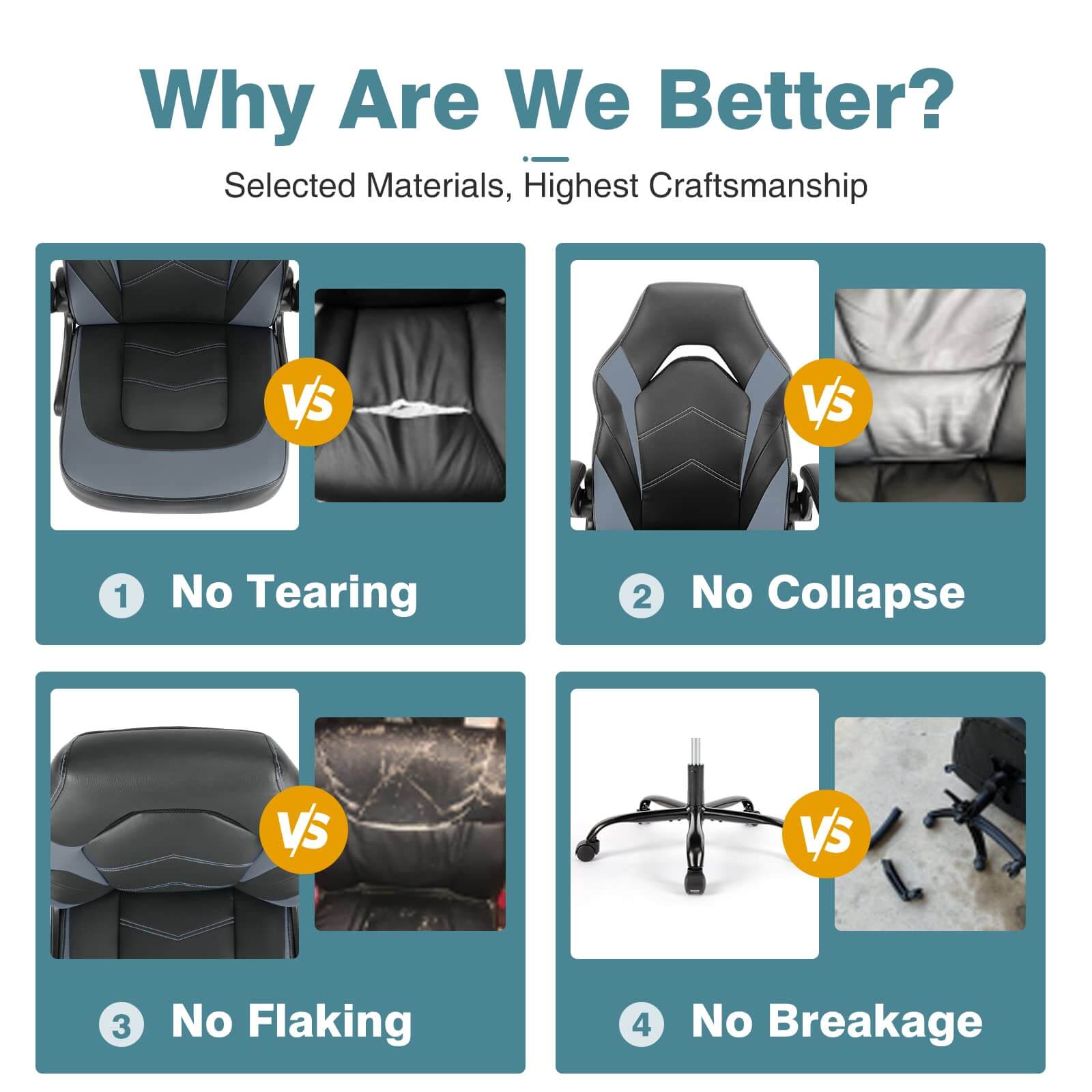 Gaming Chair Ergonomic for Bedroom