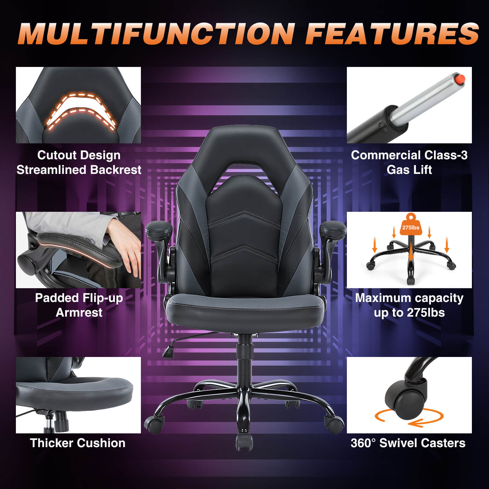 Gaming Chair Ergonomic for Bedroom