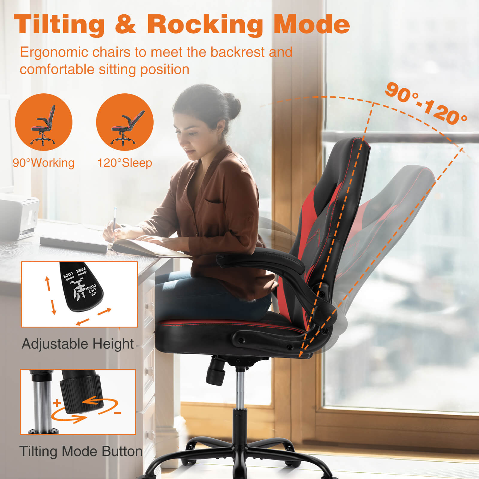 Gaming Chair Ergonomic for Bedroom