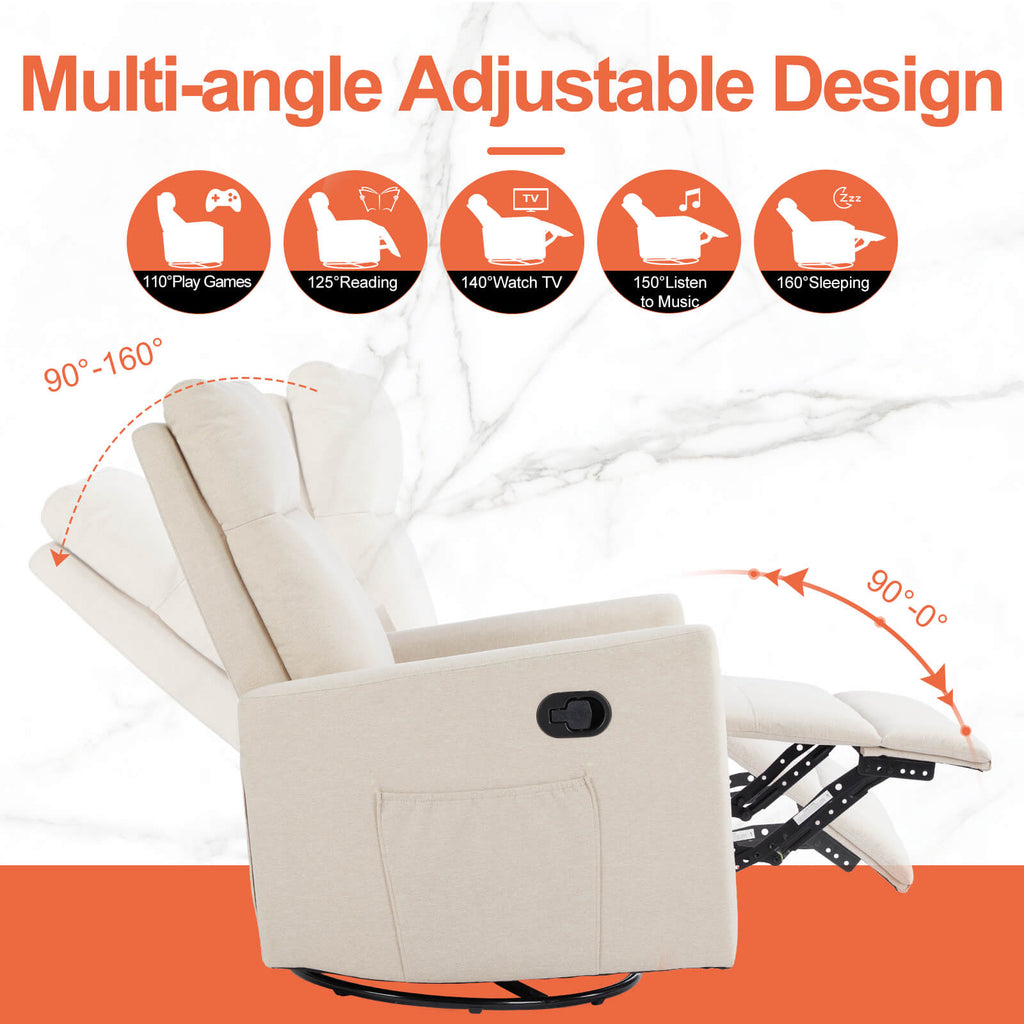 Sofa Recliner Swivelling For Living Room Bedroom