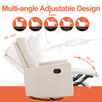 Sofa Recliner Swivelling For Living Room Bedroom