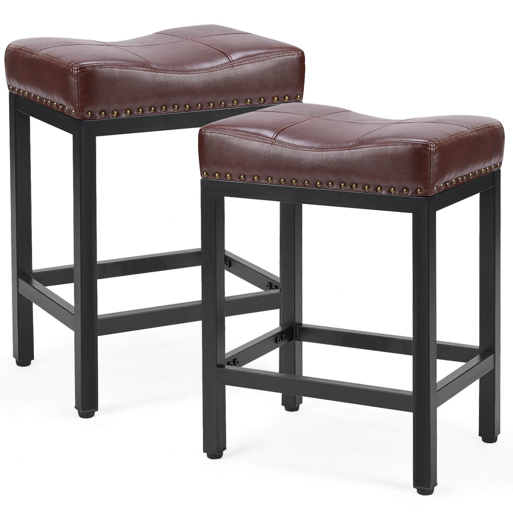 Saddle Bar Stool Soft Cushion for Dining Room