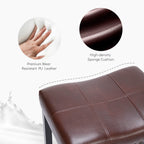 Saddle Bar Stool Soft Cushion for Dining Room