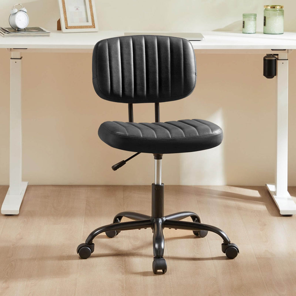 Computer Chair without Armrests Swivel for Study Room