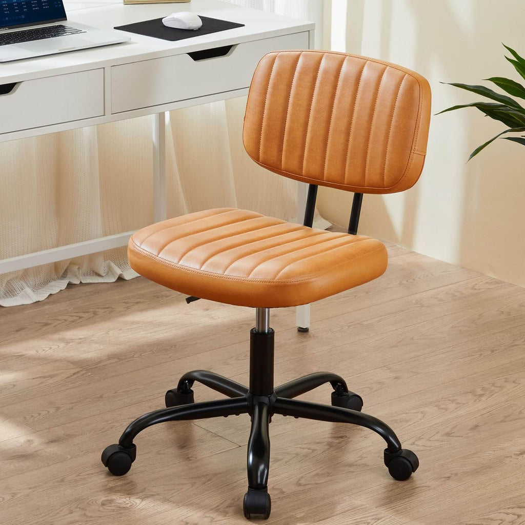 Computer Chair without Armrests Swivel for Study Room