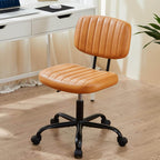 Computer Chair without Armrests Swivel for Study Room