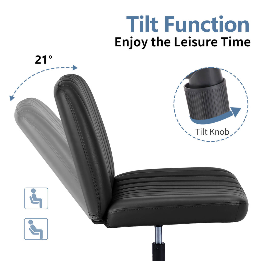 Ergonomic Swivel Office Chair with Lumbar Support