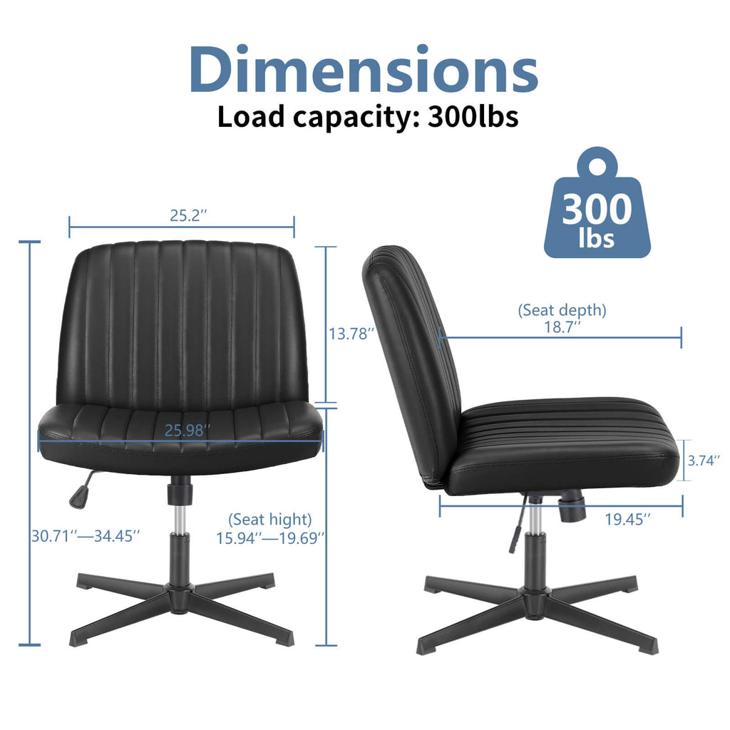 Ergonomic Swivel Office Chair with Lumbar Support