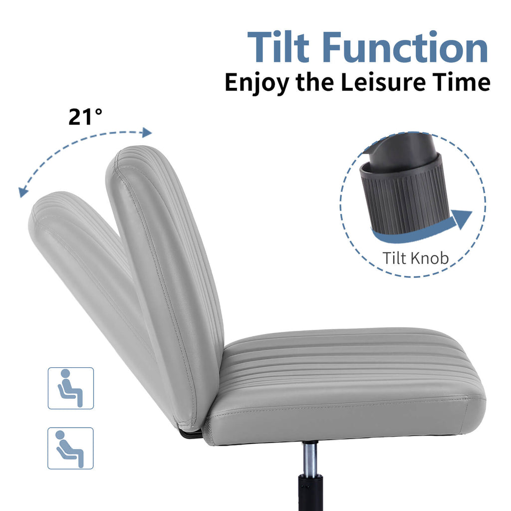 Ergonomic Swivel Office Chair with Lumbar Support