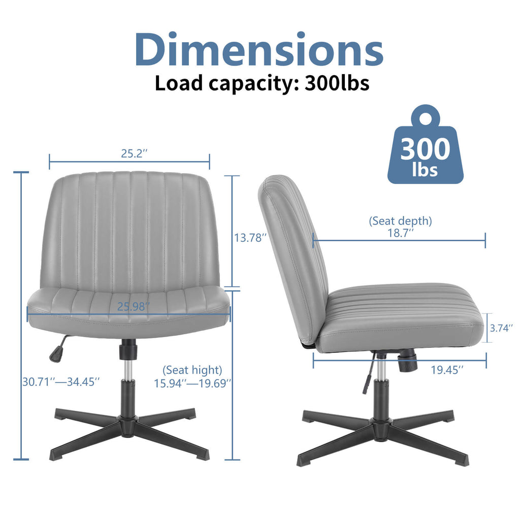 Ergonomic Swivel Office Chair with Lumbar Support