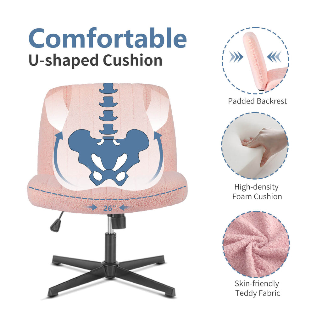 Ergonomic Swivel Office Chair with Lumbar Support